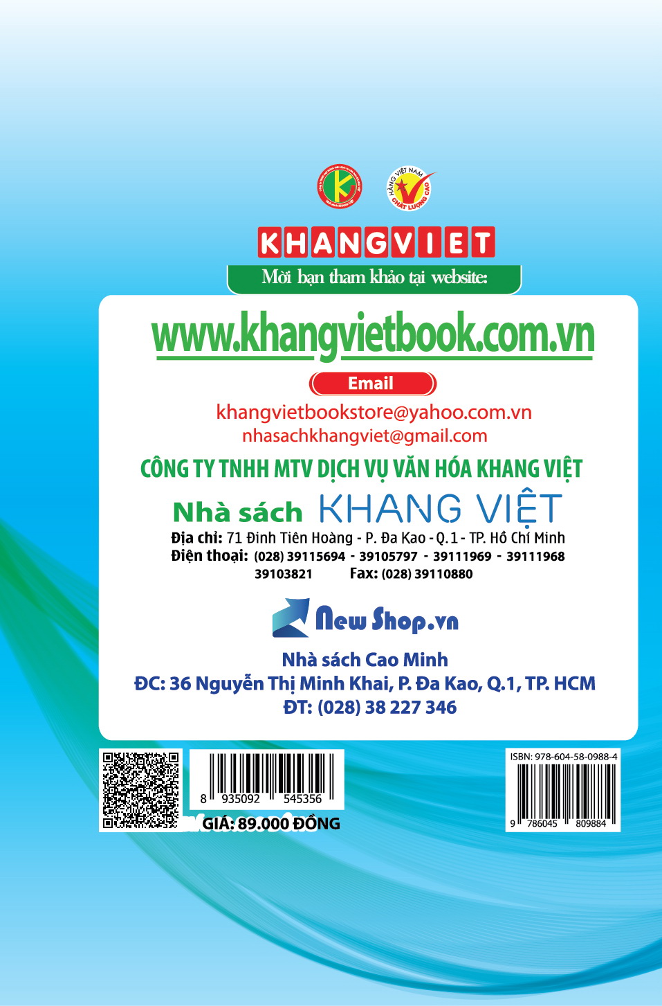 Bìa sau Nâng Cao Và Phát Triển Hình Học 9